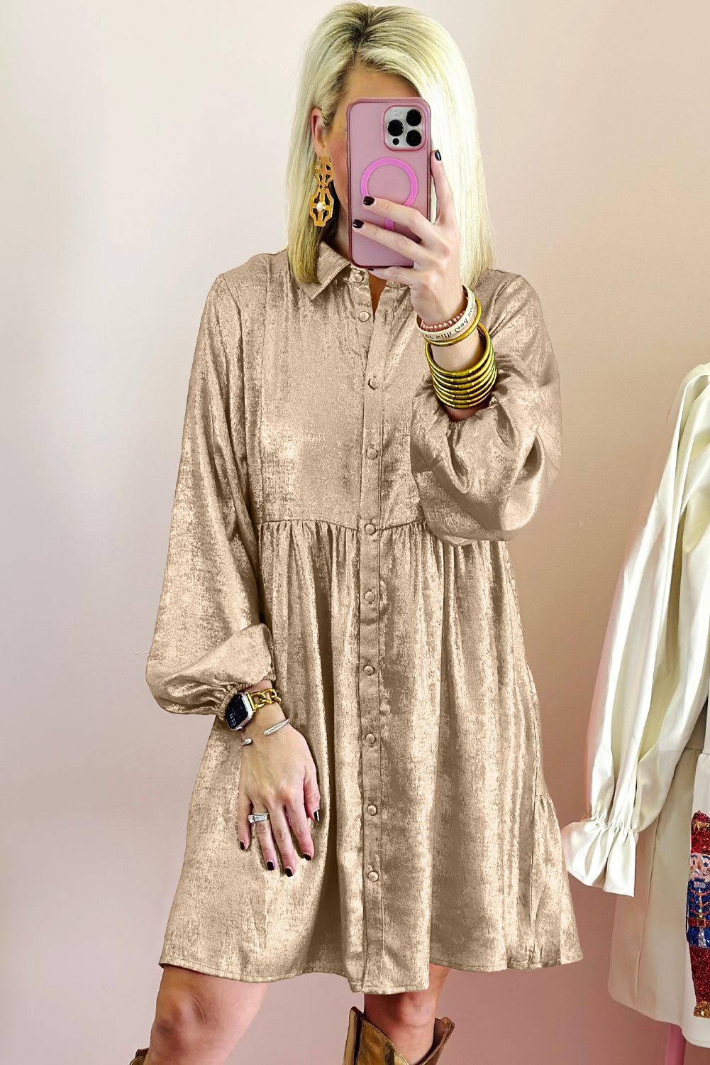 Mini Shirt Dress