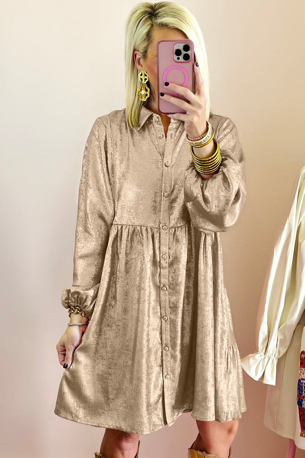 Mini Shirt Dress