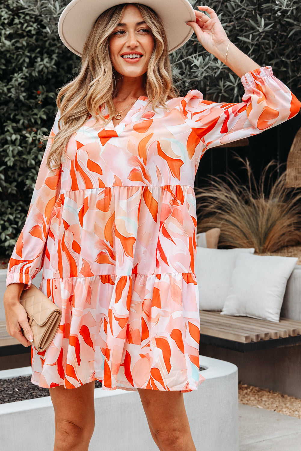 Long Sleeve Mini Dress