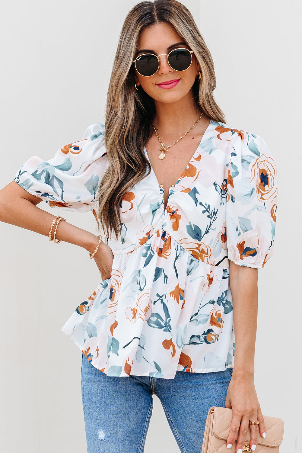 Womens Babydoll Blouse