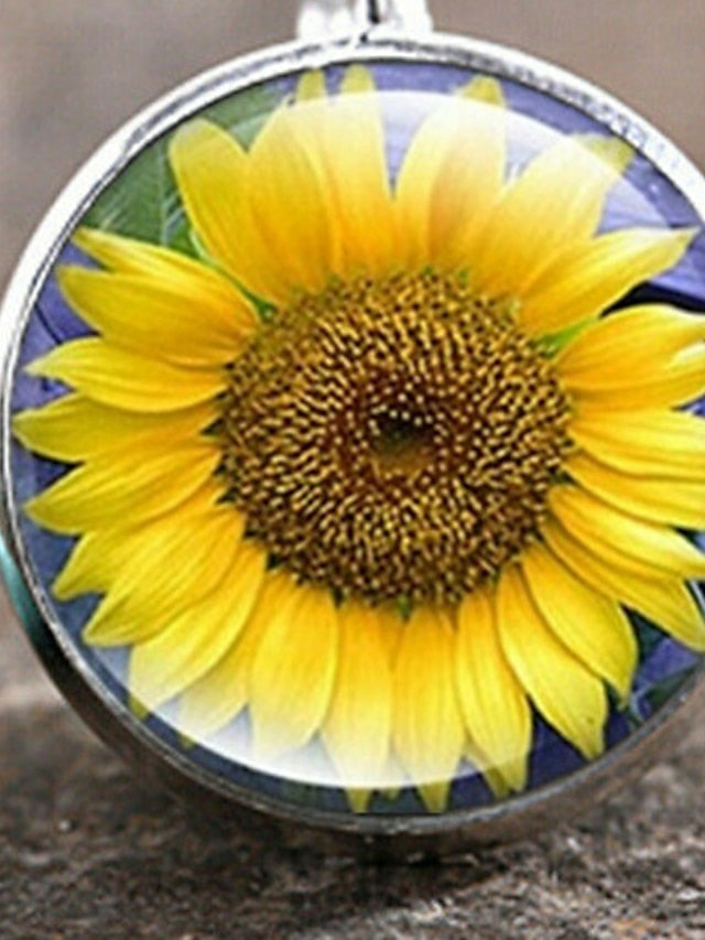 Women's Earrings Textured Street Sunflower Earring - LuckyFash™