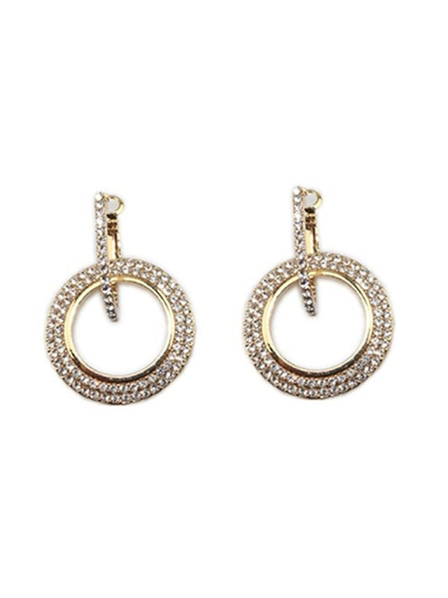 Women's Earrings Chic & Modern Party Geometry Earring / Wedding / Gold / Silver / Fall / Winter - LuckyFash™
