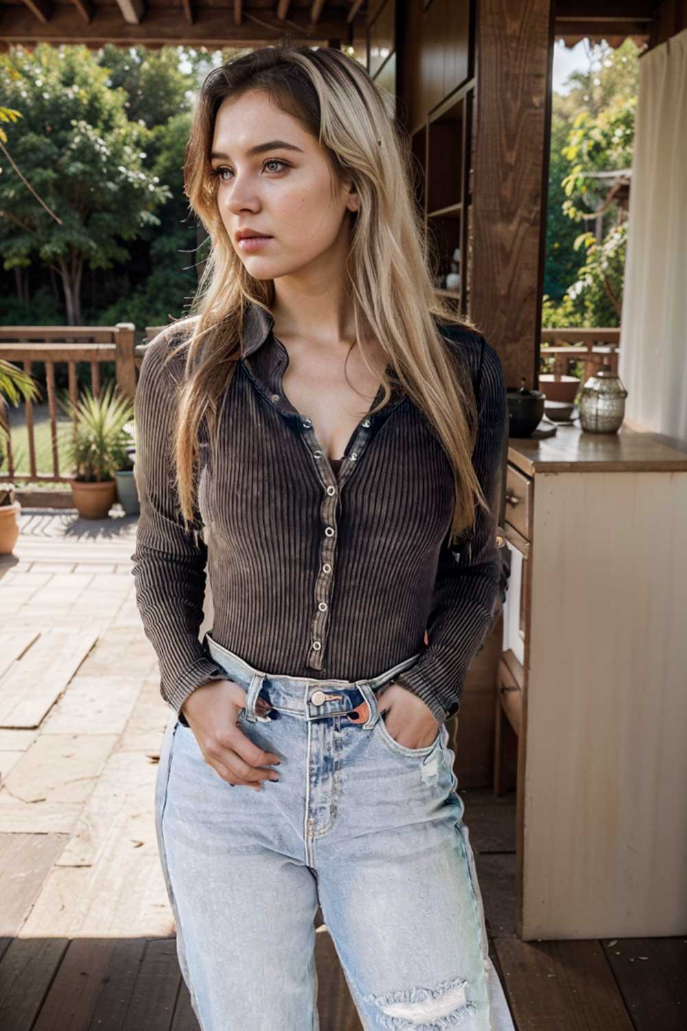 casual zip cardigan long sleeve knit hoodie shirt drop shoulder v neck closed jewel 107212