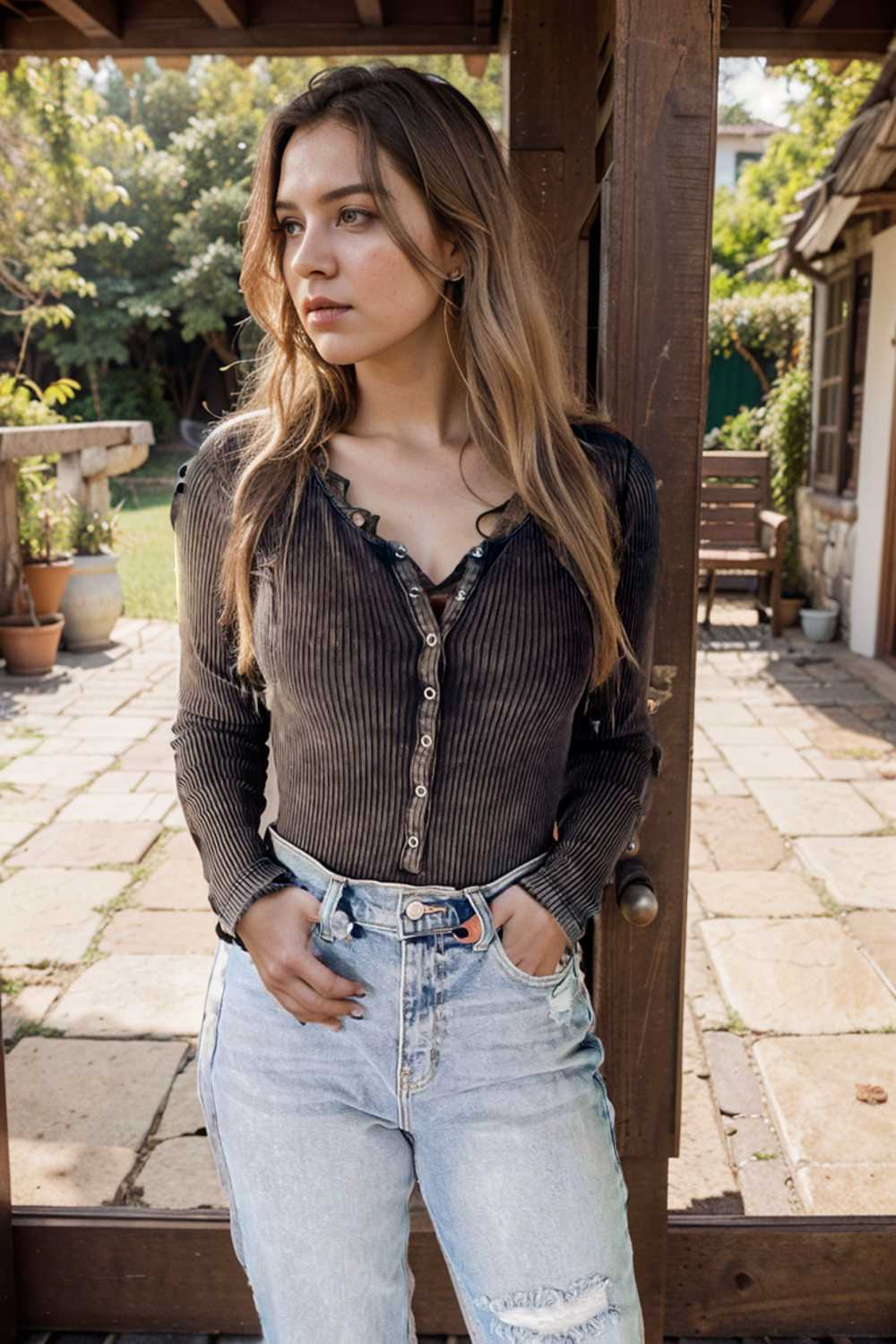 casual zip cardigan long sleeve knit hoodie shirt drop shoulder v neck closed jewel 107201