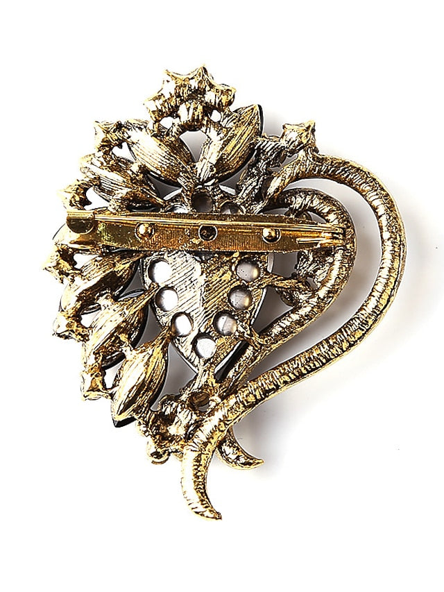 Women's Brooches Chic & Modern Street Flower Brooch / Black / White / Red / Green / Fall - LuckyFash™