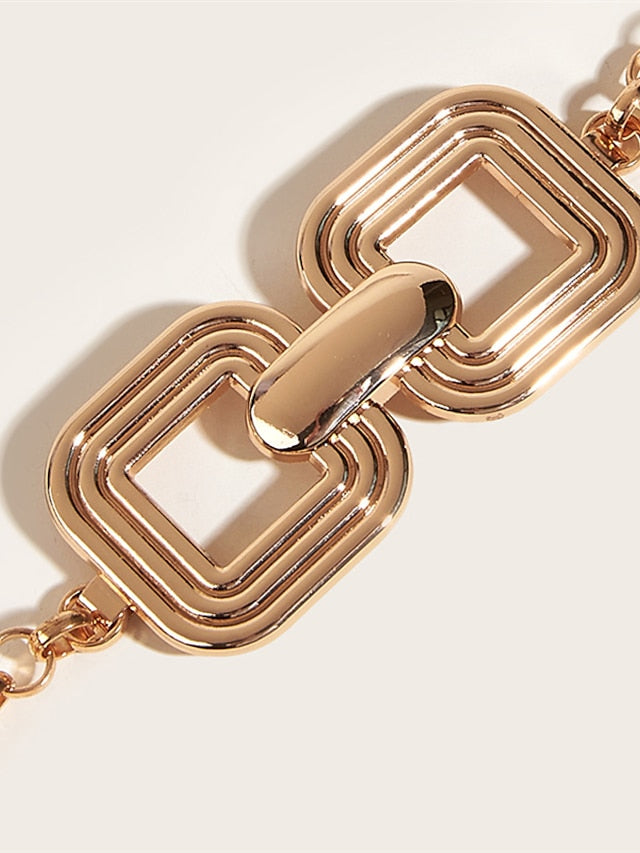 Women's Belt Metal Alloy Champagne Gold Chain Outdoor Dailywear Daily Holiday Pure Color / Spring / Summer / Fall / Winter - LuckyFash™