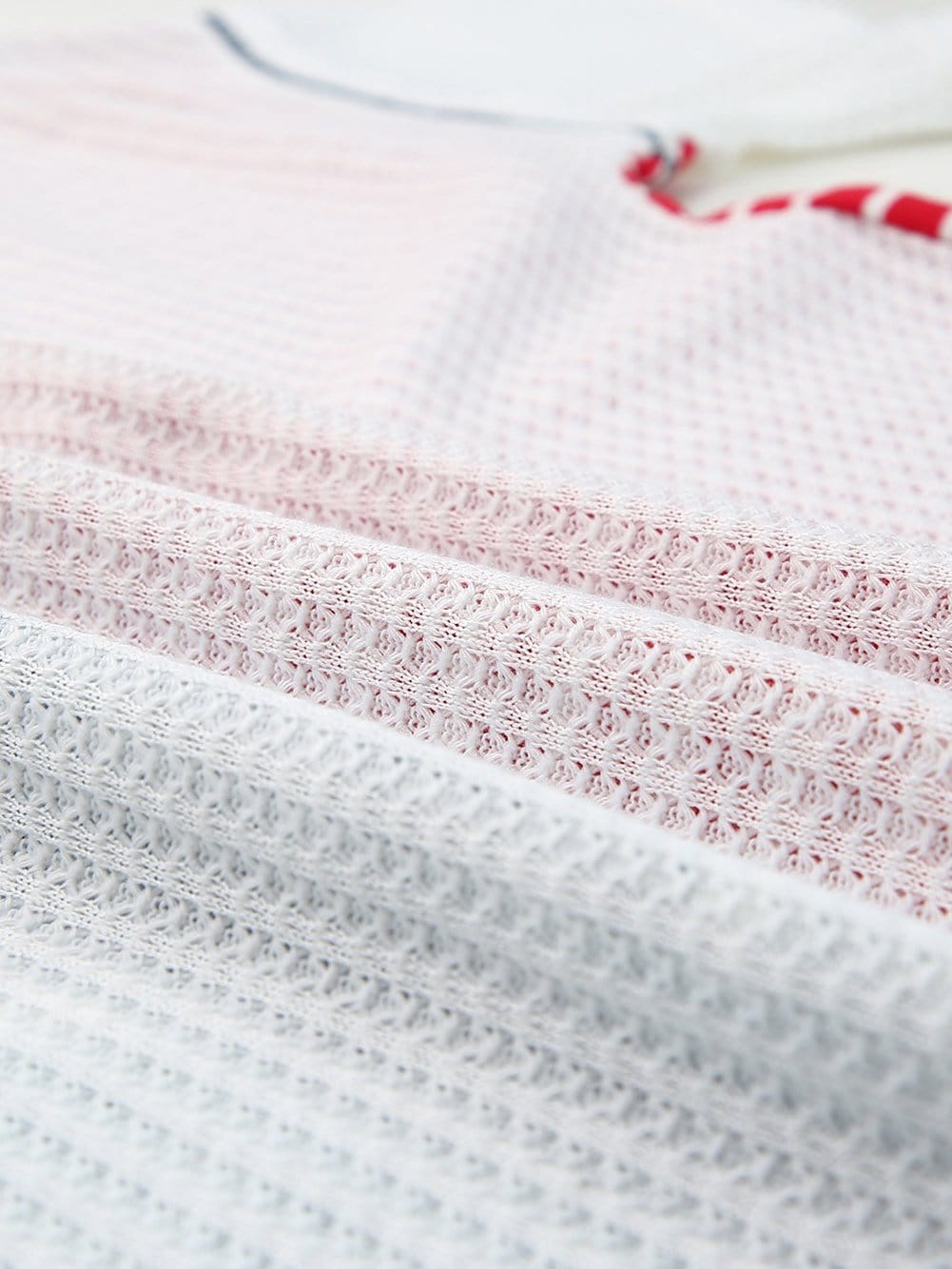 Colorful Striped Stars Print Short Sleeve Knit Top