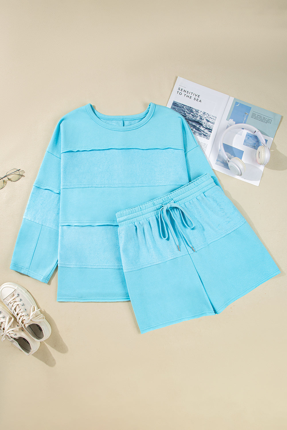 plus size short set