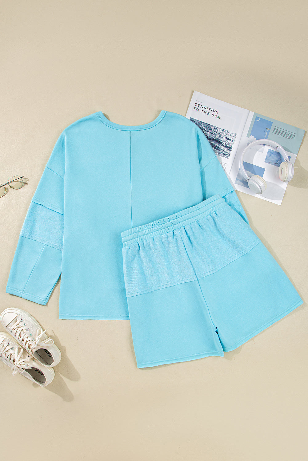 plus size short set