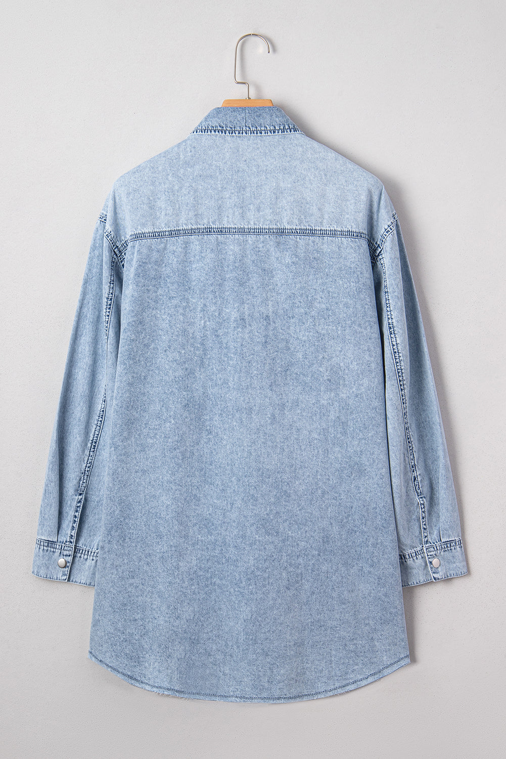 blue denim dress