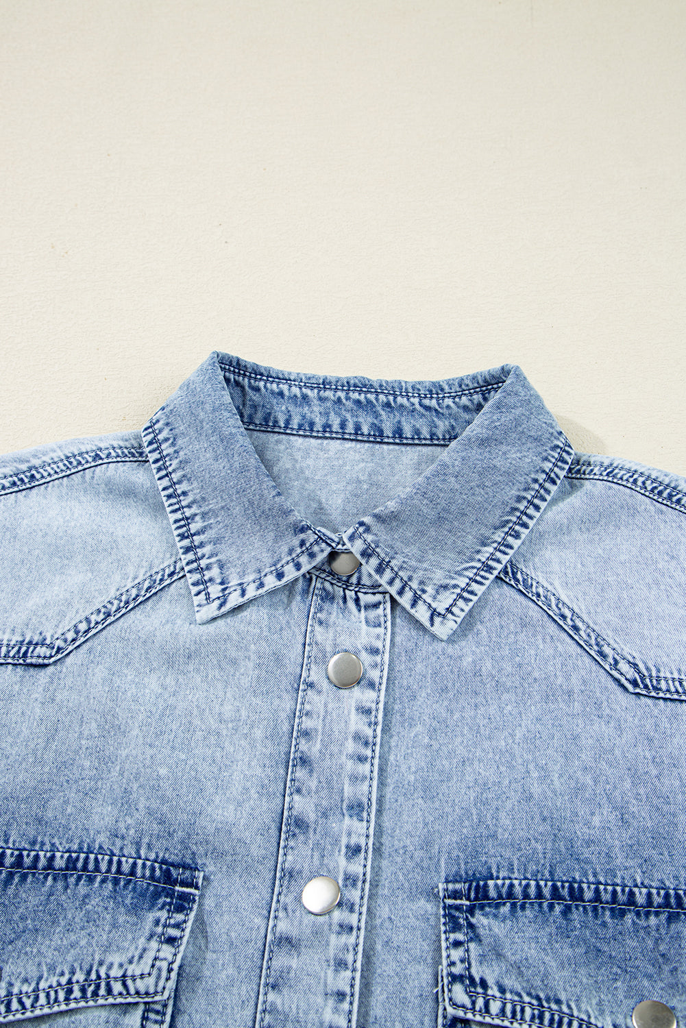blue denim dress