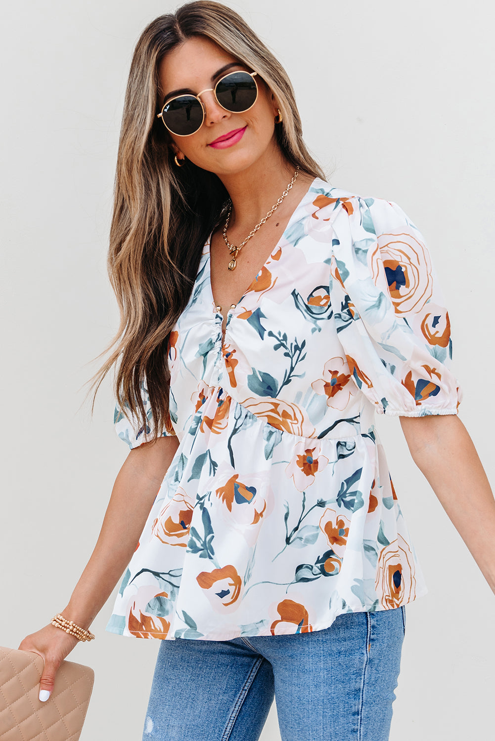 Womens Babydoll Blouse