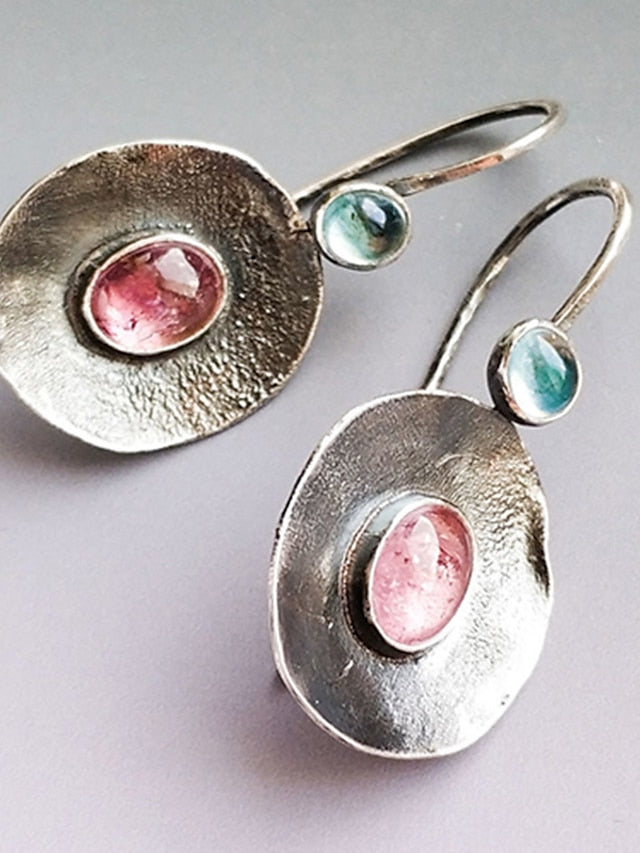Women's Earrings Textured Street Geometry Earring - LuckyFash™