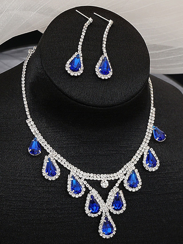 Women's necklace Chic & Modern Party Pure Color Jewelry Sets - LuckyFash™