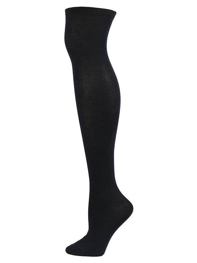Women's Knee High Socks Outdoor Home Daily Solid Color Polyester Spandex Basic Classic Warm Casual 1 Pair - LuckyFash™
