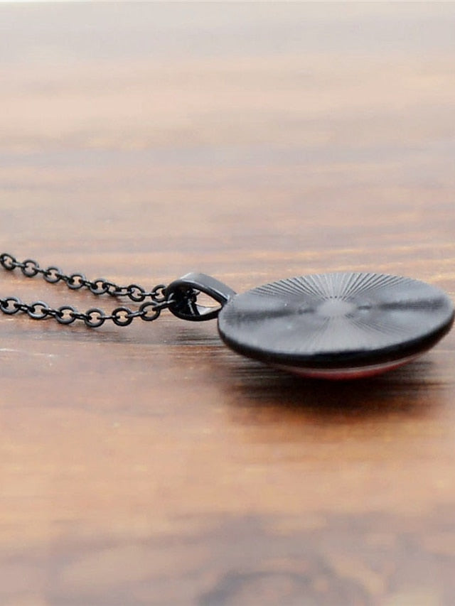 Women's necklace Fashion Street Letter Necklaces & To my Daughter Pendant Round Glass Necklaces / Sweater Chain Necklace - LuckyFash™