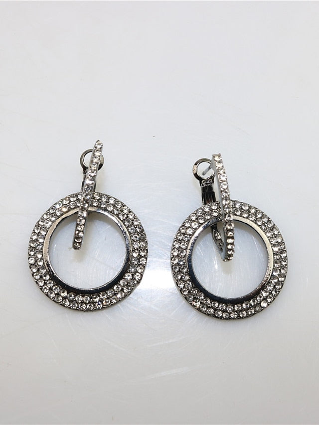 Women's Earrings Chic & Modern Party Geometry Earring / Wedding / Gold / Silver / Fall / Winter - LuckyFash™