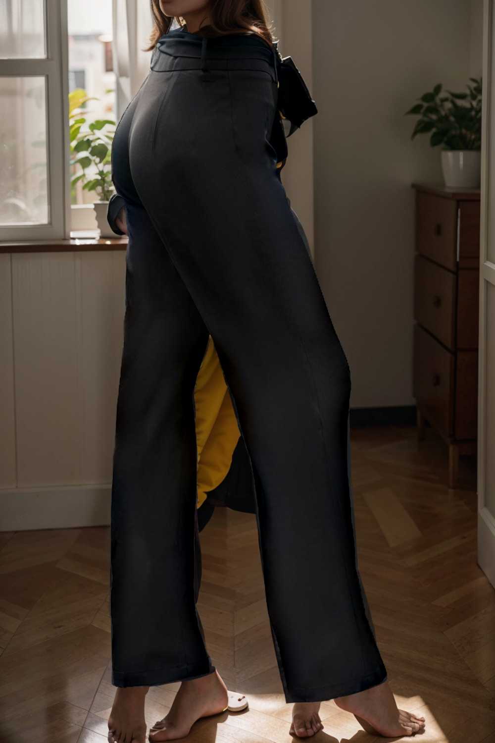 solid color one shoulder short sleeve jumpsuit 108461