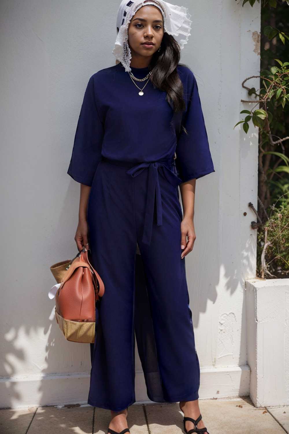 solid color one shoulder short sleeve jumpsuit 105004