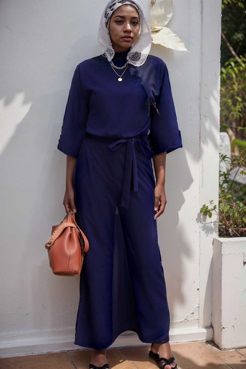 solid color one shoulder short sleeve jumpsuit 104999