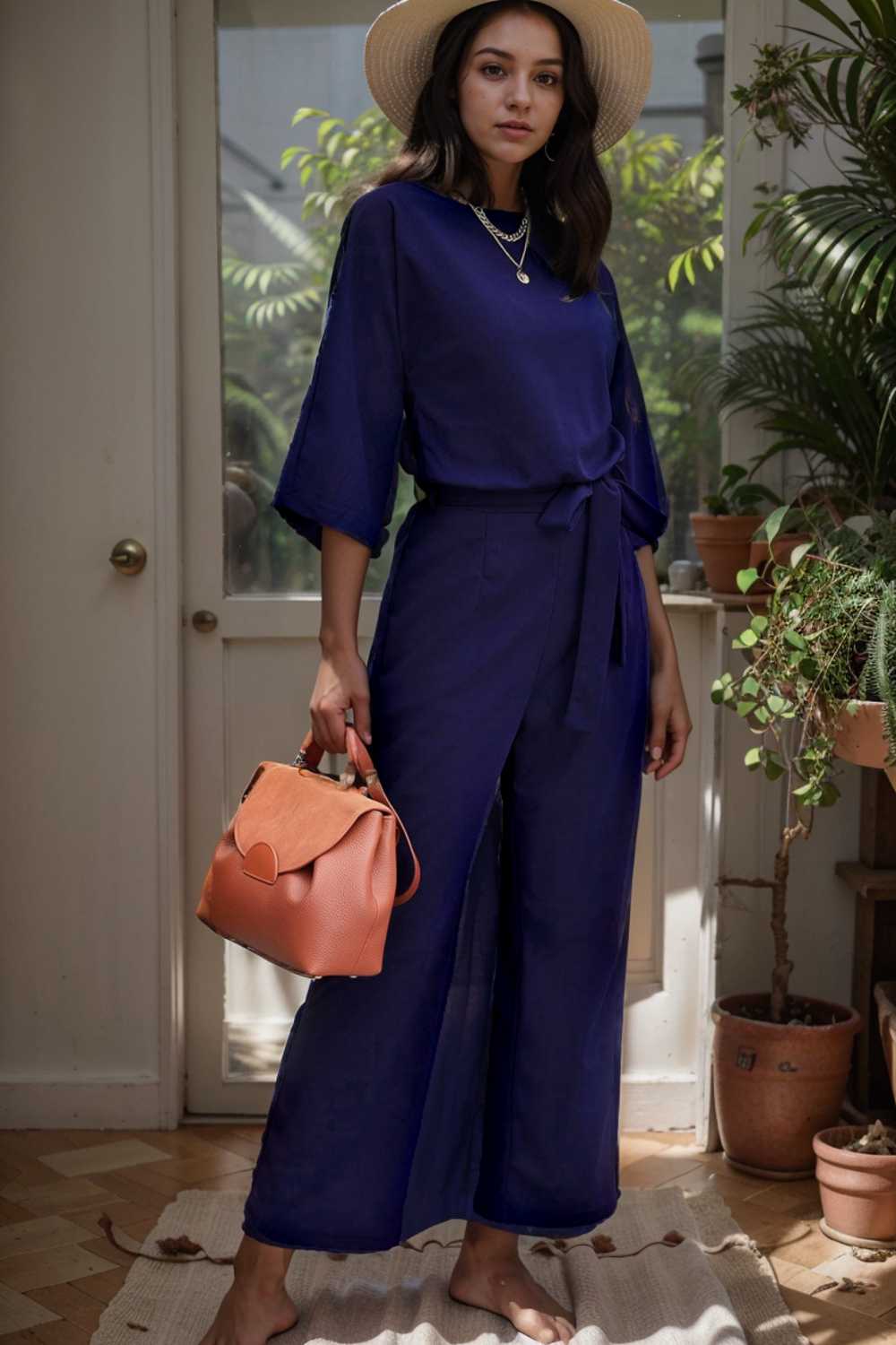 solid color one shoulder short sleeve jumpsuit 104991