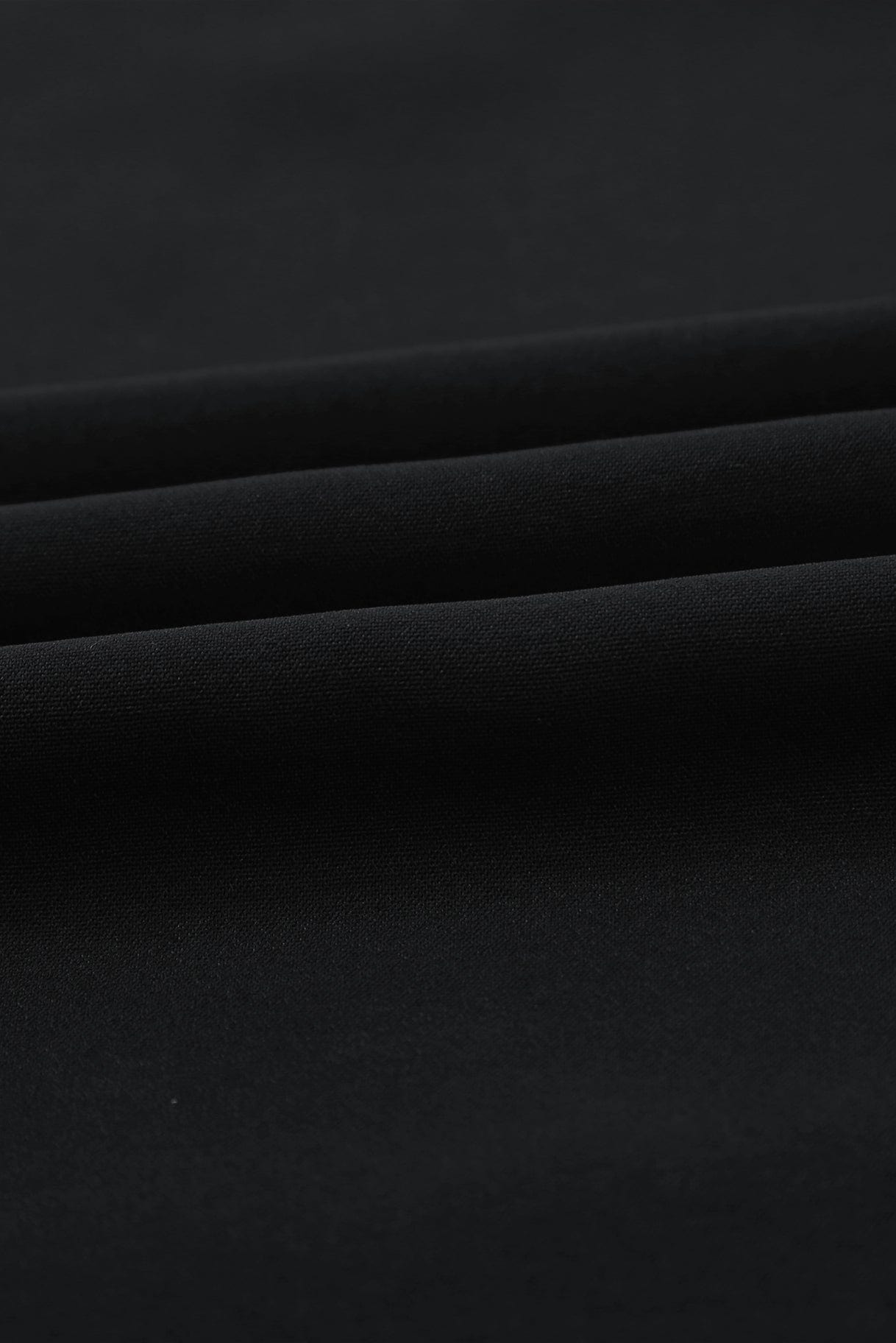 Solid V Neck Bell Sleeve Loose Casual T-Shirt