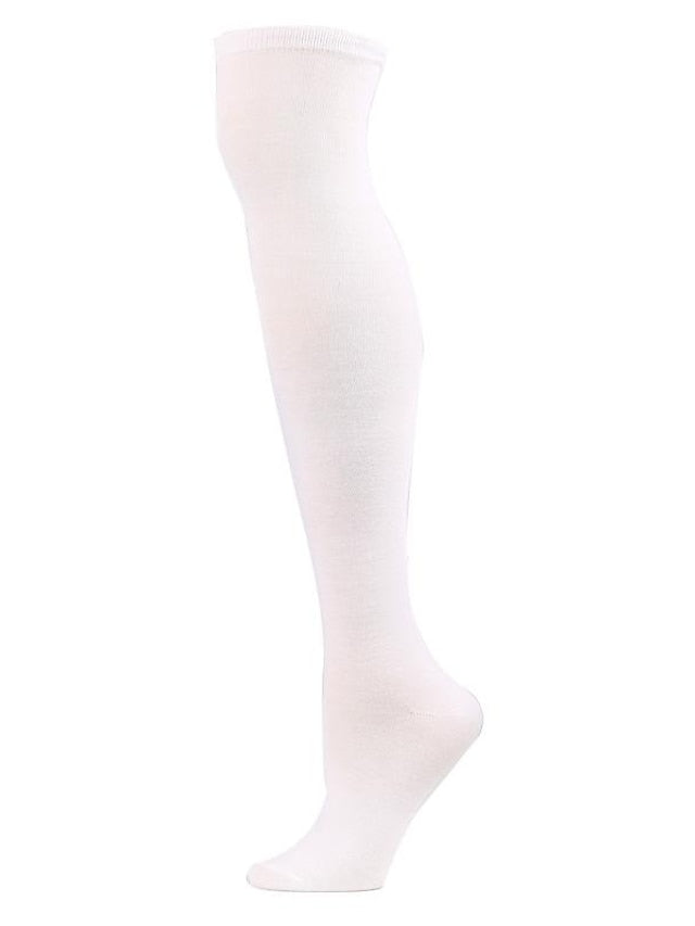 Women's Knee High Socks Outdoor Home Daily Solid Color Polyester Spandex Basic Classic Warm Casual 1 Pair - LuckyFash™