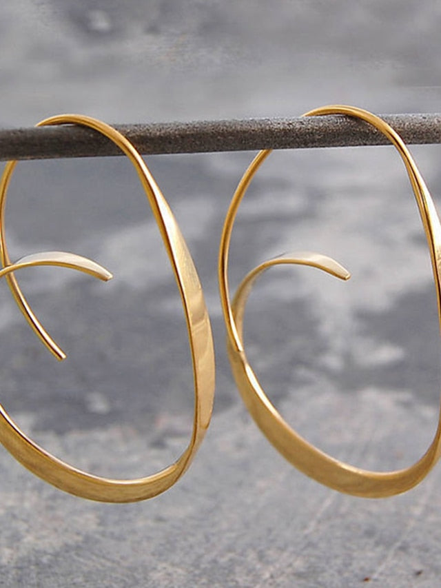 Women's Earrings Chic & Modern Street Geometry Earring / Gold / Silver / Fall / Winter / Spring - LuckyFash™