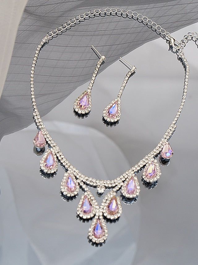 Women's necklace Chic & Modern Party Pure Color Jewelry Sets - LuckyFash™