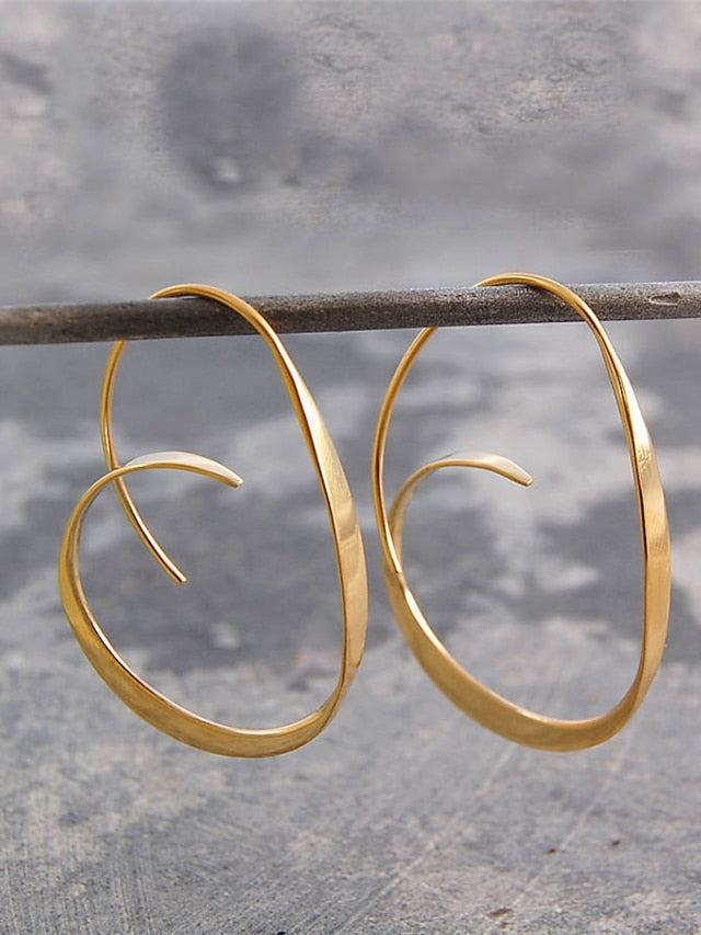 Women's Earrings Chic & Modern Street Geometry Earring / Gold / Silver / Fall / Winter / Spring - LuckyFash™