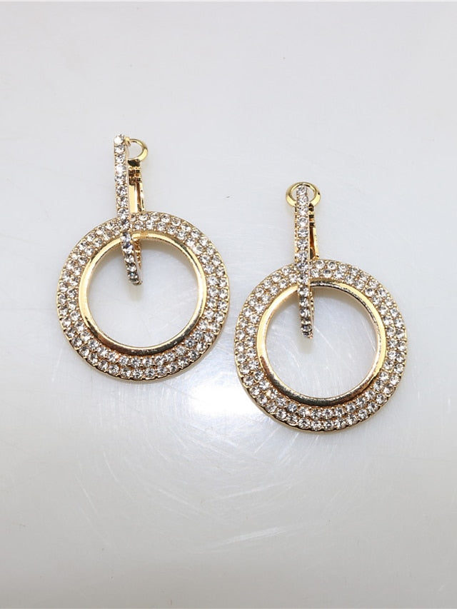 Women's Earrings Chic & Modern Party Geometry Earring / Wedding / Gold / Silver / Fall / Winter - LuckyFash™