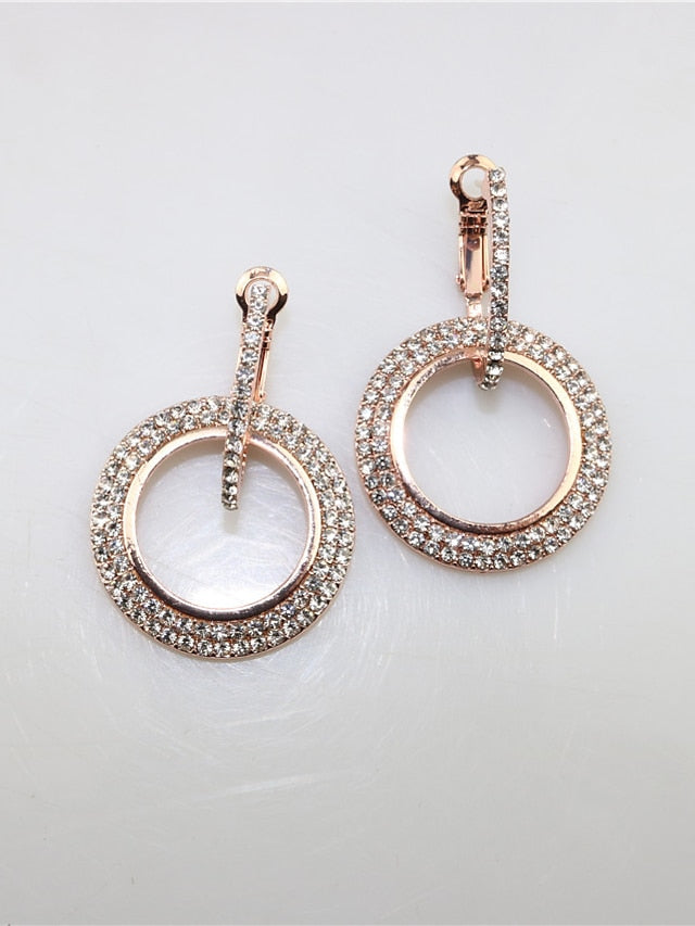 Women's Earrings Chic & Modern Party Geometry Earring / Wedding / Gold / Silver / Fall / Winter - LuckyFash™