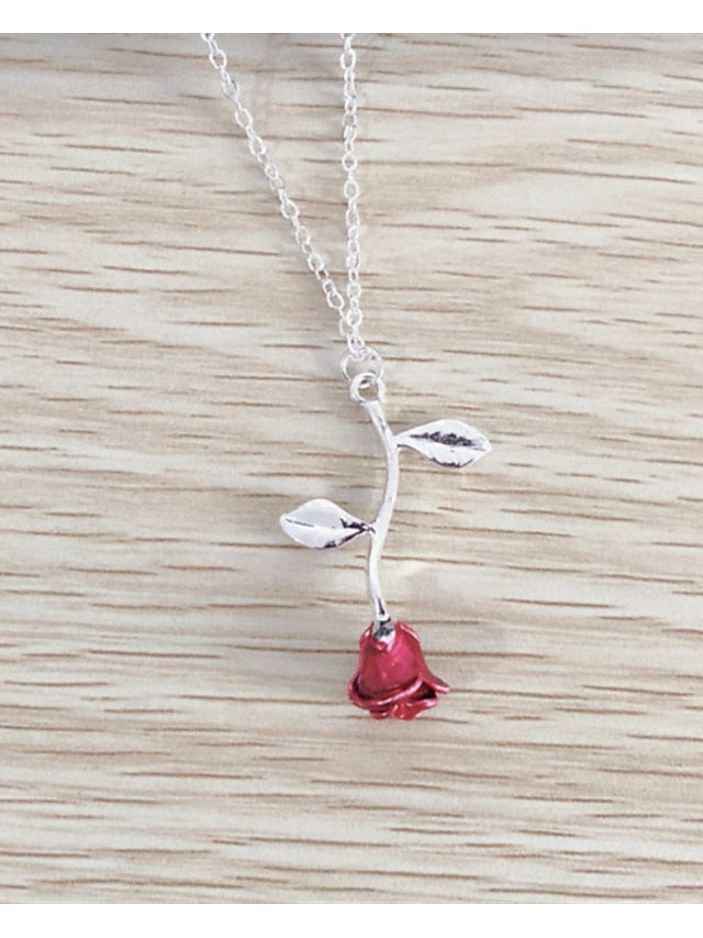 Women's necklace Chic & Modern Street Rose Necklaces / Gold / Silver / Fall / Winter / Spring - LuckyFash™