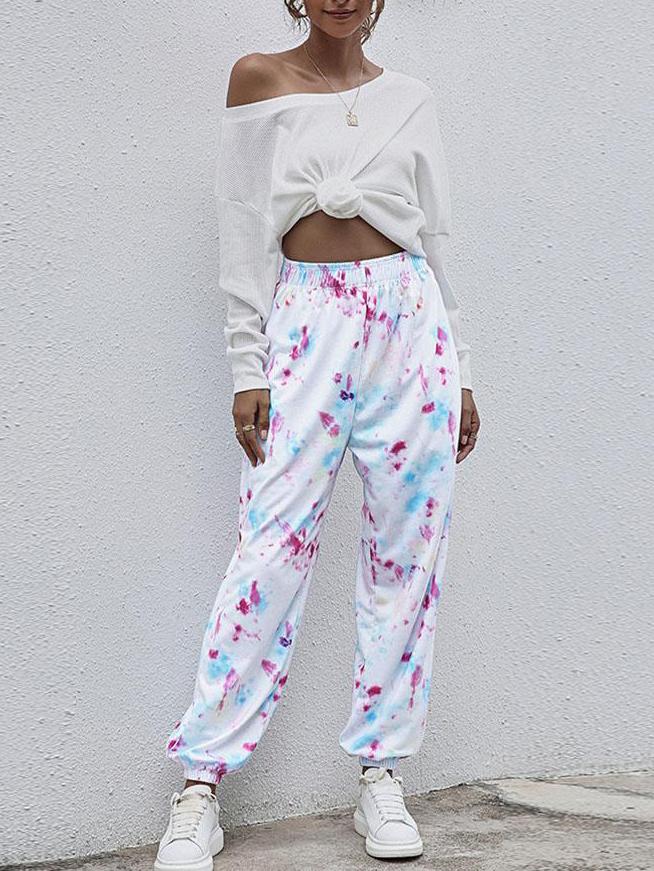 Casual Women Tie-Dye Relaxed Fit Jogger Sweatpant - LuckyFash™