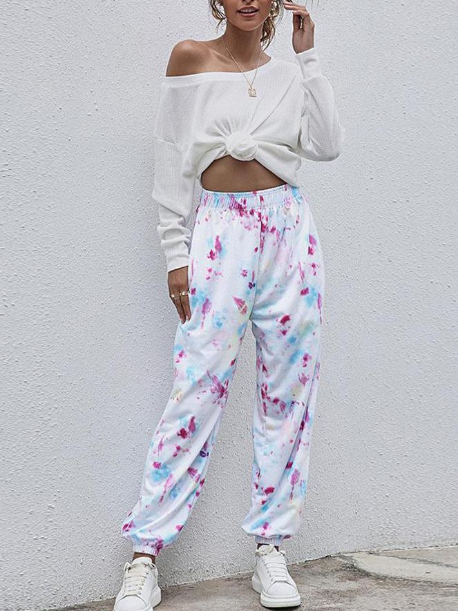 Casual Women Tie-Dye Relaxed Fit Jogger Sweatpant - LuckyFash™