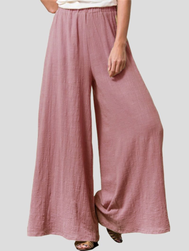 Cotton And Linen Loose Wide-Leg Casual Pants - LuckyFash™