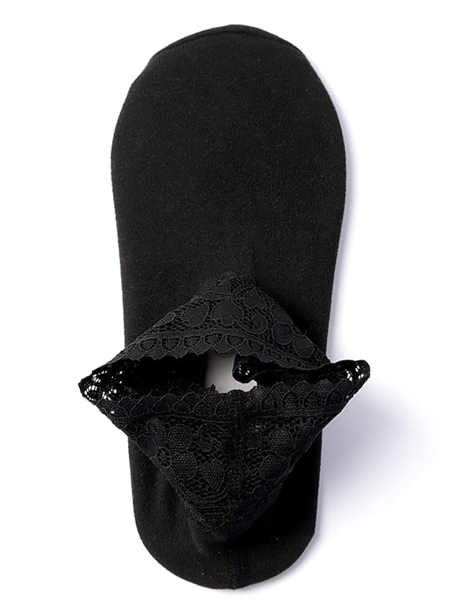 Anckle Socks Low Cut Socks Daily Solid Colored Cotton Simple Style Casual 1 Pair for Women - LuckyFash™