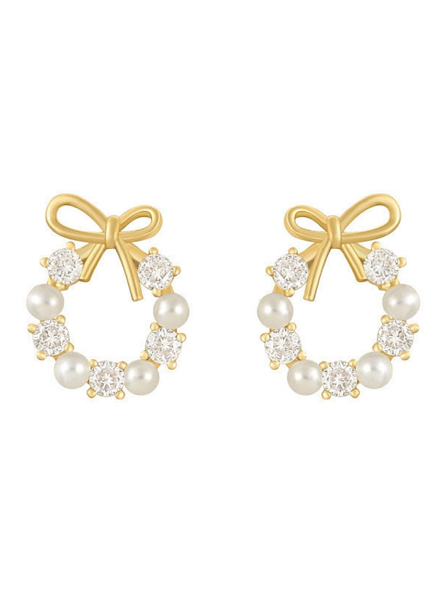 Earrings Fashion Street Ribbon bow Earring for Women - LuckyFash™