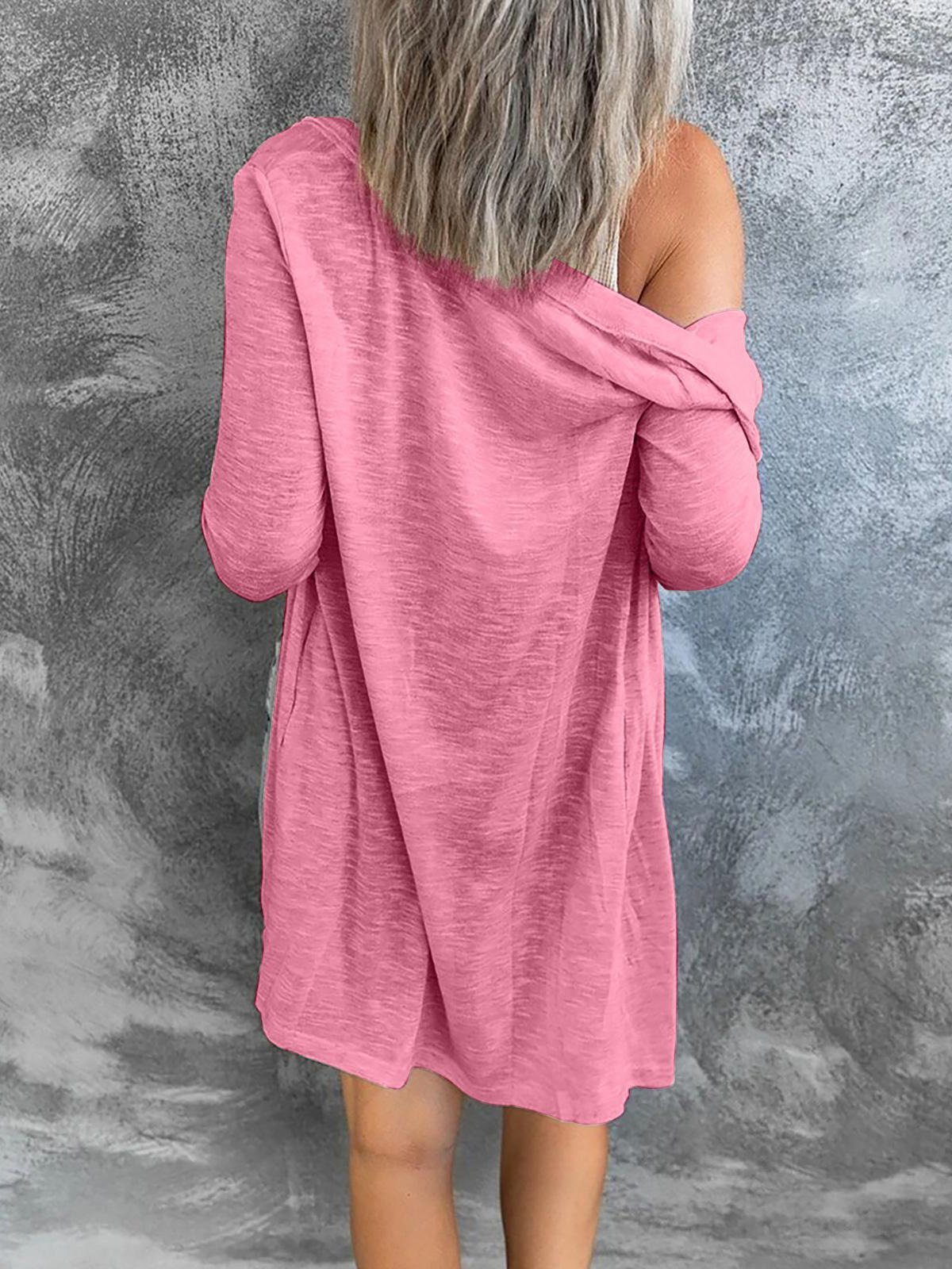Women's Cardigan Button Solid Long sleeve Cardigan - LuckyFash™