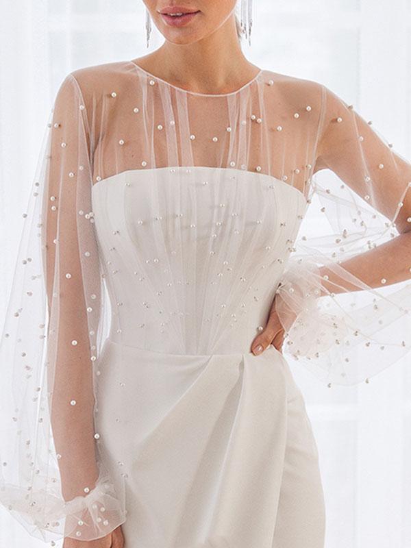 Lace Stitching Tube Top Mopping Dress - LuckyFash™