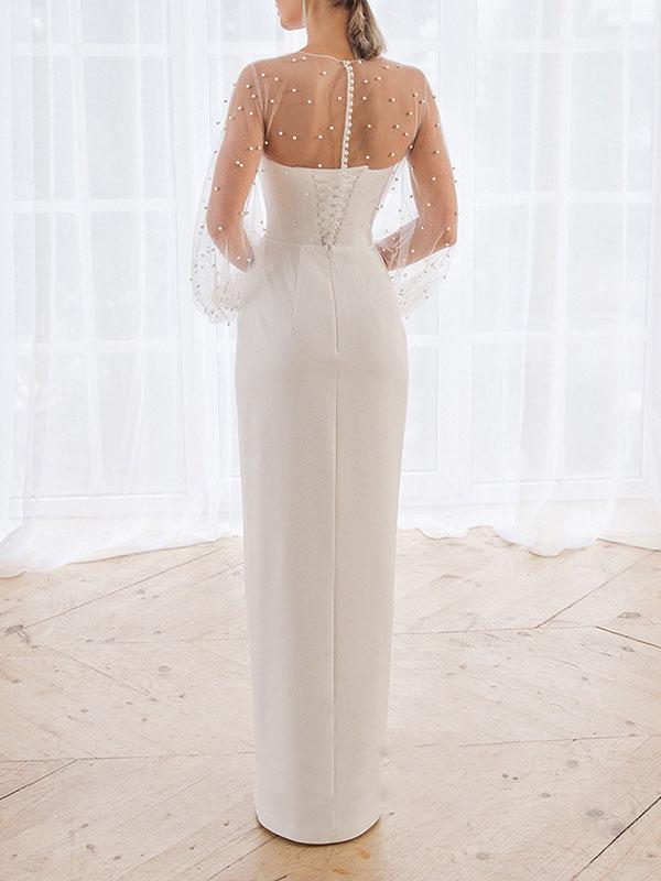 Lace Stitching Tube Top Mopping Dress - LuckyFash™