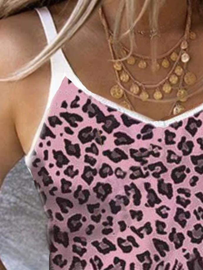Leopard Print Camisole Top Vest - LuckyFash™