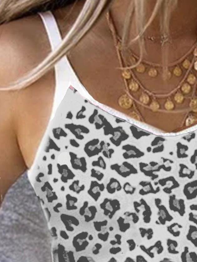 Leopard Print Camisole Top Vest - LuckyFash™