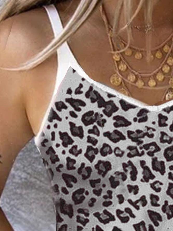 Leopard Print Camisole Top Vest - LuckyFash™