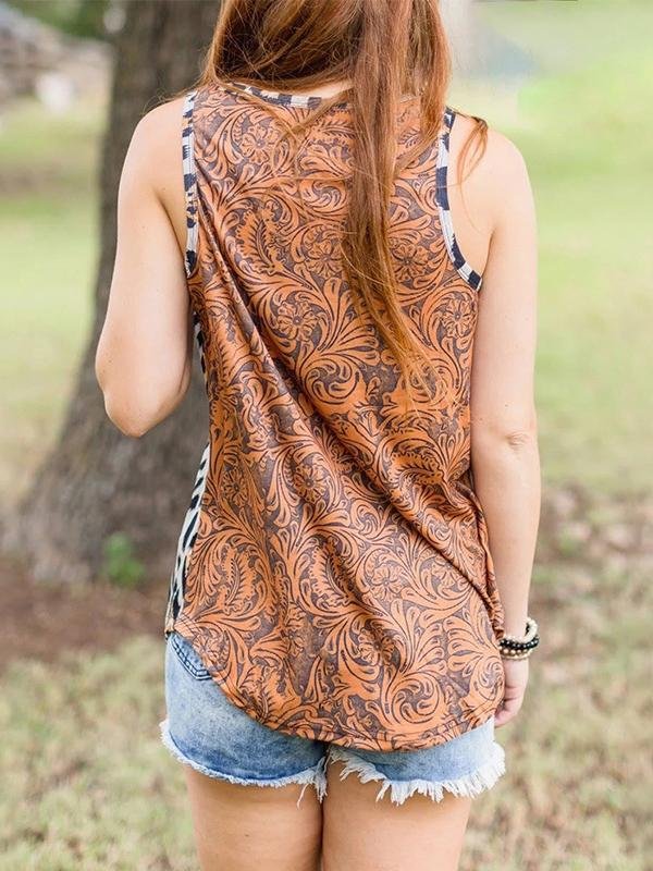 Leopard Print Sleeveless Tank Top - LuckyFash™