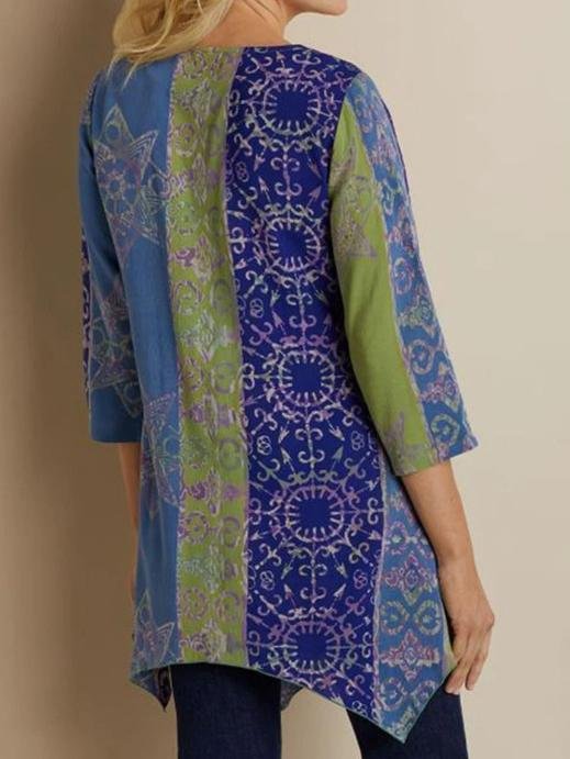 Long-sleeved tie-waist ethnic jacket - LuckyFash™