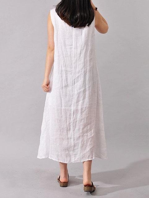 Loose Ink Painting Print Irregular Dress - LuckyFash™