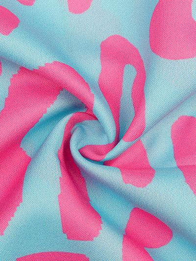 Printed Diagonal Collar Off The Shoulder Casual T-Shirts - LuckyFash™