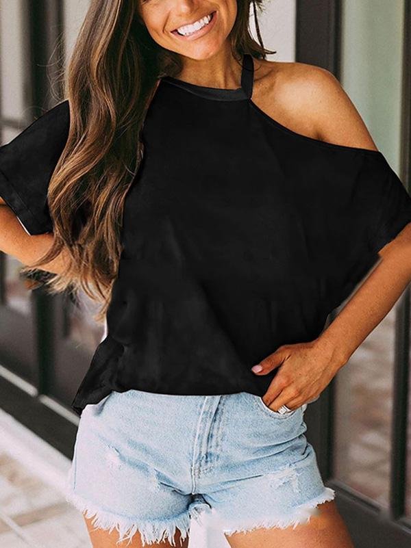 Short Sleeve Charming Off-shoulder Blouse - LuckyFash™