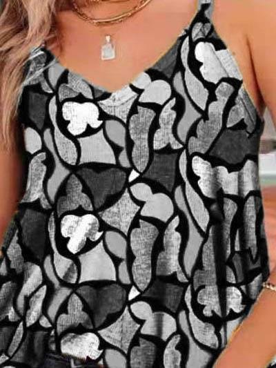 Summer Loose Print Camisole Vest - LuckyFash™